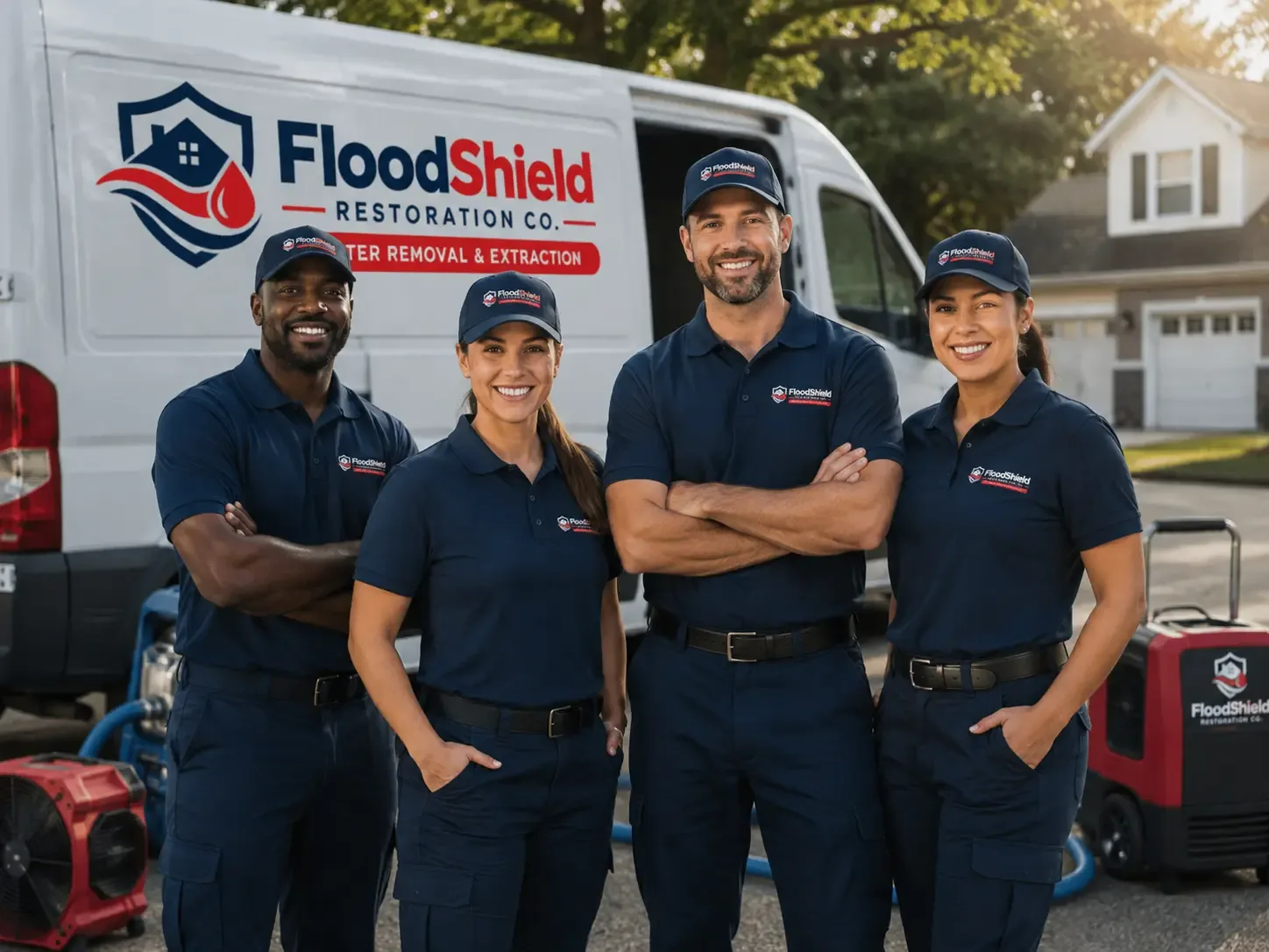 Flood Damage Restoration company in New Washington, OH